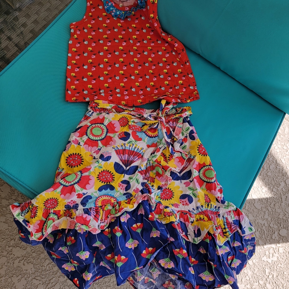Jelly the Pug Ruffled Skirt Outfit